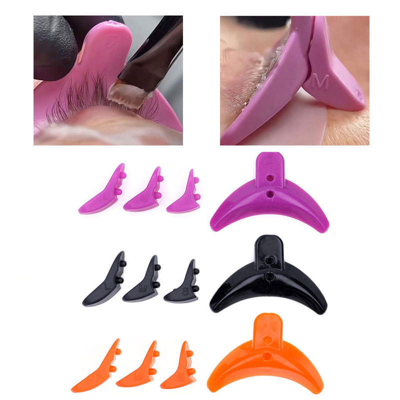 Eyelash Extension Jakarta - 1 ペア落下防止まつげパーマパッド 3 サイズシリコーンラッシュリフトロッドスペーサー再利用可能な 3D まつげエクステンションカーラーアクセサリーツール