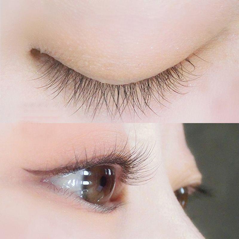 Eyelash Extension No 11 - 黒色の自己粘着性つけまつげ、優しい11-13mmのDIYまつげエクステ、アイメイク、接着剤不要、ナチュラルなフェイクまつげ、パーティー用