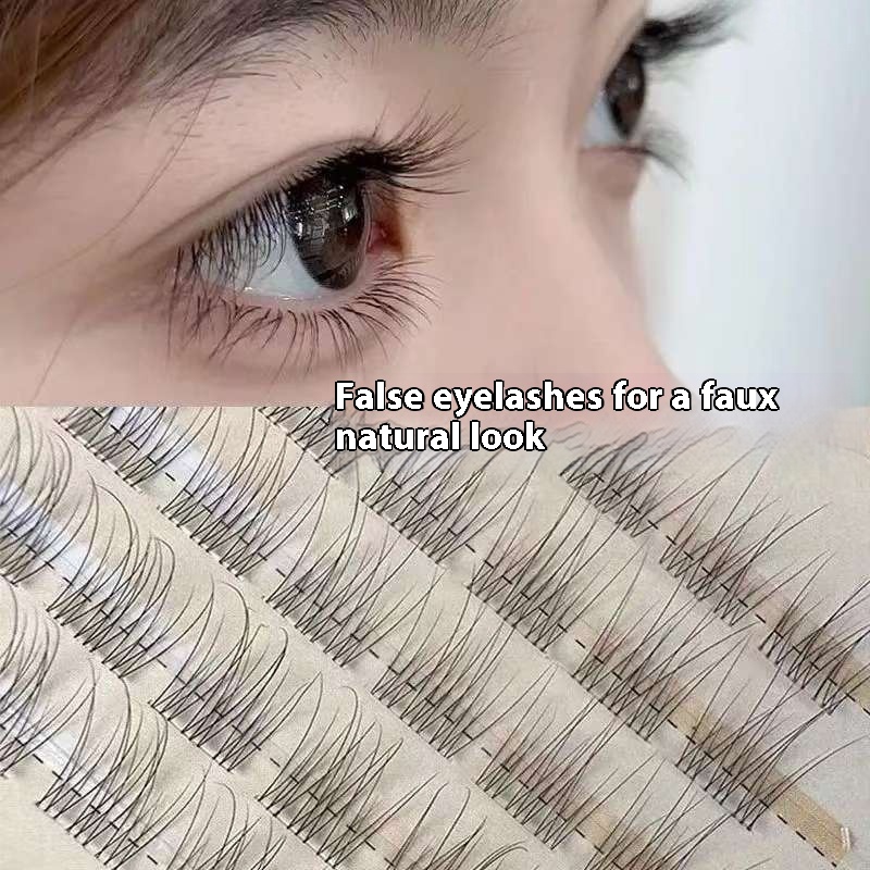 Eyelash Extension Single Lash - 120本の自己粘着つけまつげ、ナチュラルロングDIY個別まつげエクステンション、シングルクラスターインターネットセグメントまつげ