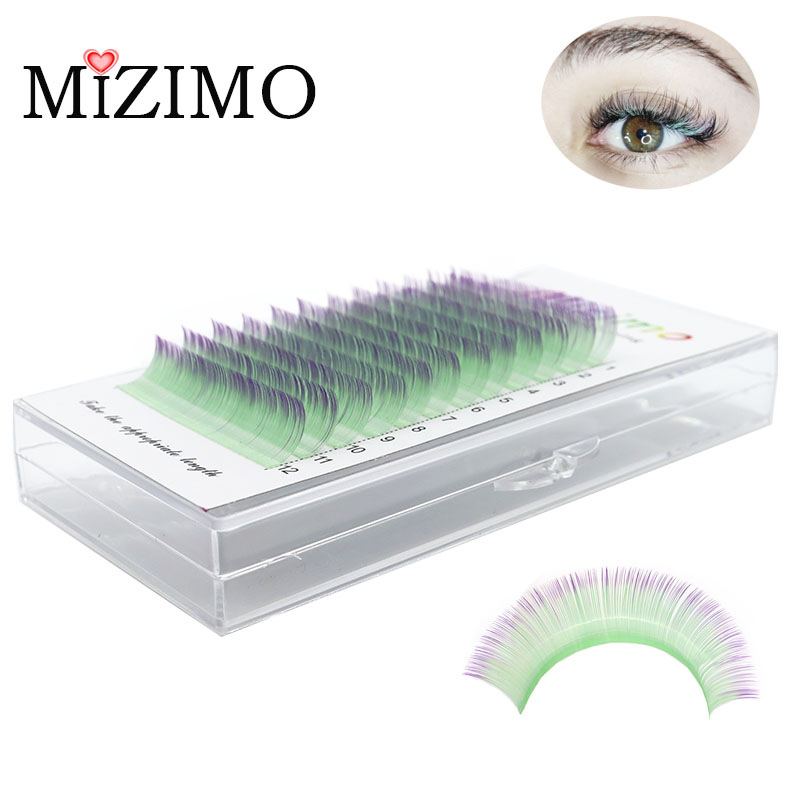 混合長の粘着性まつげエクステ,1つの混合長さ0.07/0.1 - Eyelash Extension Single Lash のレビューと価格
