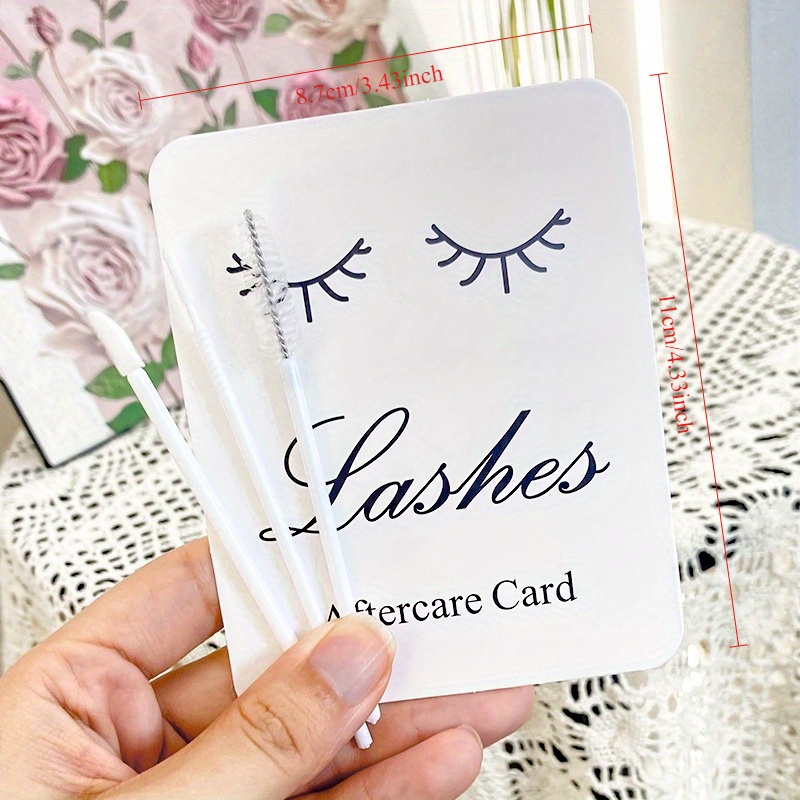 顧客向けまつげアフターケアキット12個入り、まつげアフターケ - Lash Mapping Sticker のレビューと価格