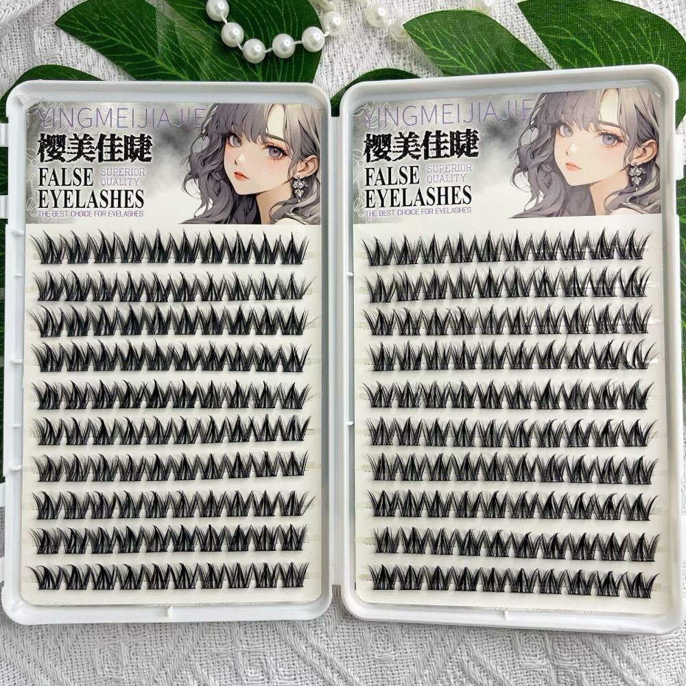 100/130/200束 ブラック セルフ接着式つけまつげ  - Eyelash Extension No 11 のレビューと価格