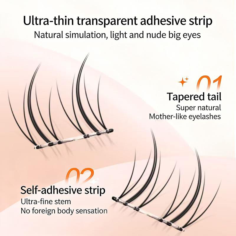 自己粘着式つけまつげ 優しい11-13MM DIYまつげエク - Eyelash Extension No 11 のレビューと価格