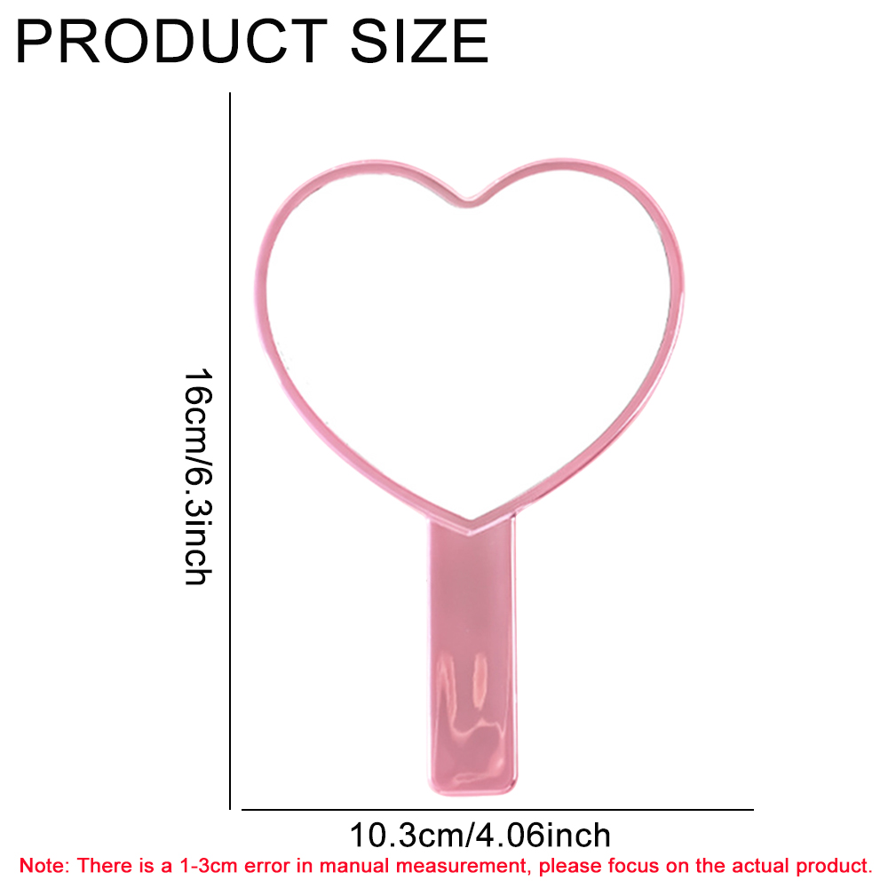 1pc ハンドヘルド化粧鏡電気メッキミラーポータブルまつげエ - Lash Mapping Sticker のレビューと価格