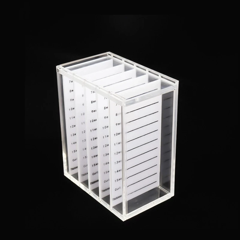 1 個まつげエクステンション収納ボックス 5 層アクリルパレ - Lash Tray Organizer のレビューと価格