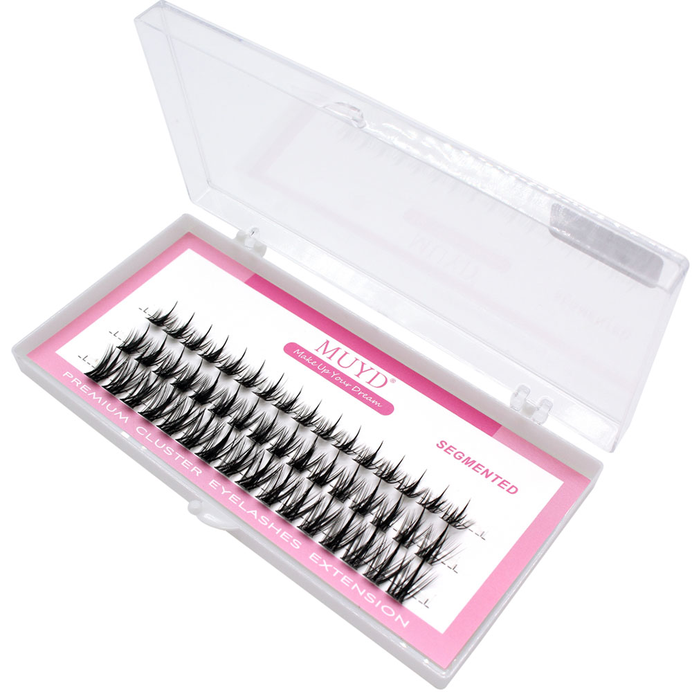 ロシアの個人まつげ 3D セクシーなふわふわシングルクラスタ - Eyelash Extension Single Lash のレビューと価格