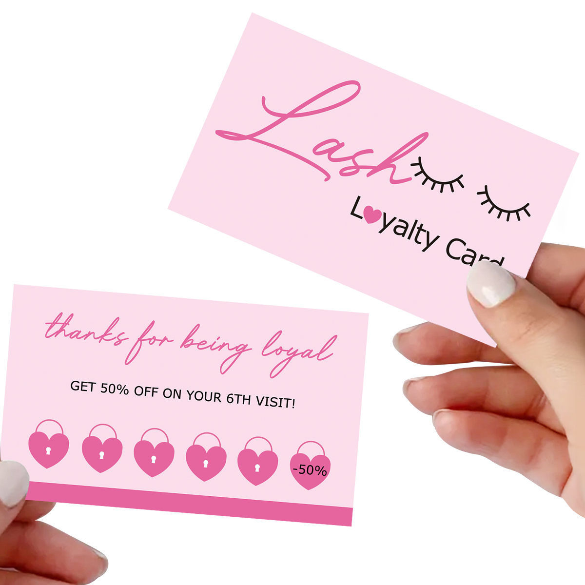 50 ピース/ロット大理石まつげアフターケアカードラッシュ名 - Lash Mapping Sticker のレビューと価格