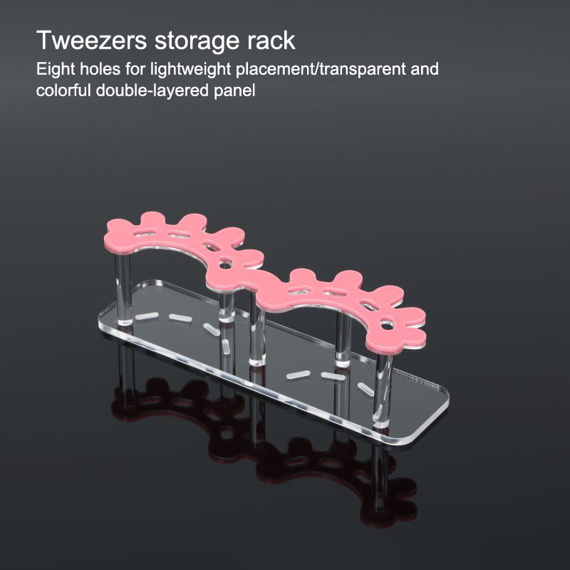 新しいアクリル製まつげピンセット収納ラック、ピンセットオーガ - Lash Tray Organizer のレビューと価格