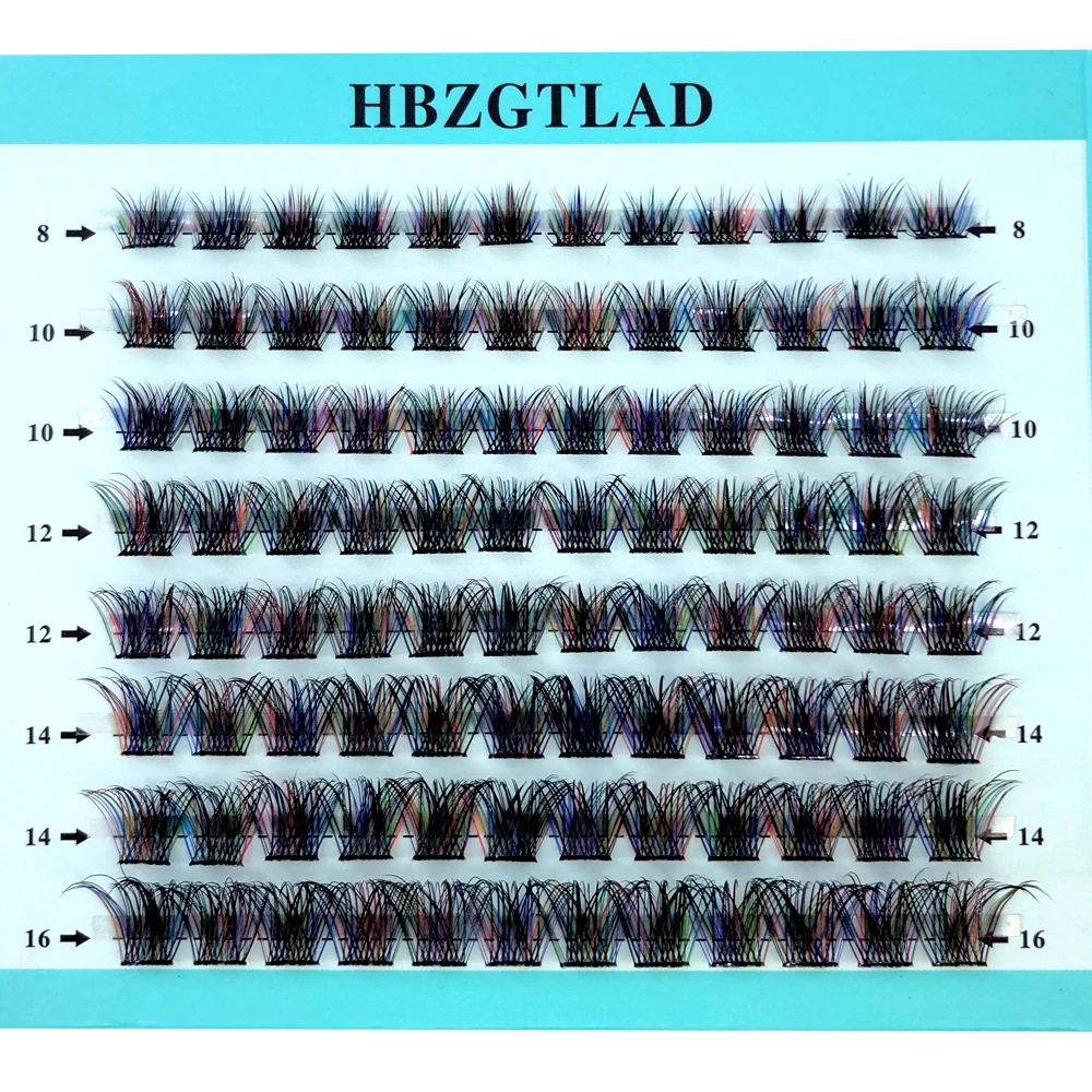 ミックス 3D ふわふわシングルクラスターつけまつげ既成ボリ - Eyelash Extension Single Lash のレビューと価格