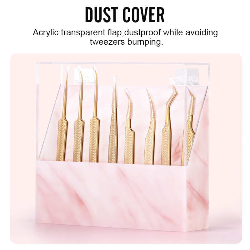NATUHANA 8スロットアクリル製まつげエクステンション - Lash Tray Organizer のレビューと価格