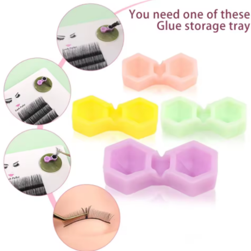 まつげグルーカップ デュアルホール コーン型 長時間持続 ま - Lash Tray Organizer のレビューと価格