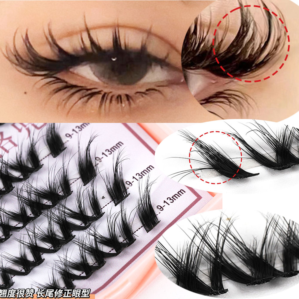 新しいミックス 8DF ふわふわシングルクラスターまつげエク - Eyelash Extension Single Lash のレビューと価格