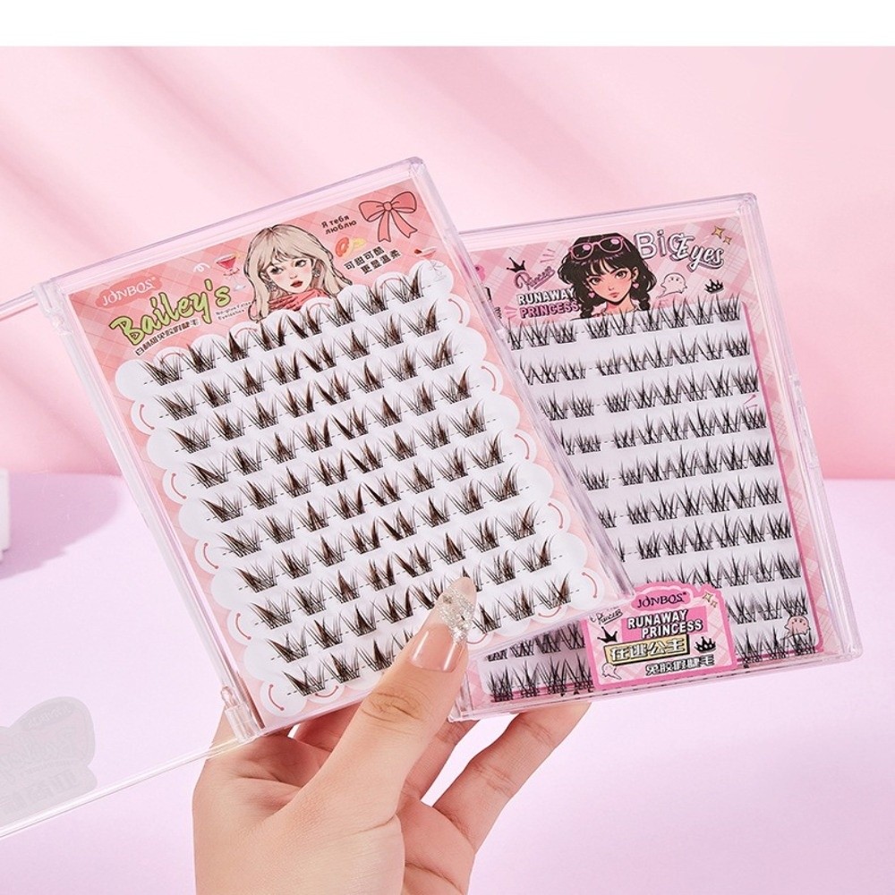 80クラスター 11-12MM 自己粘着式つけまつげ 簡単装 - Eyelash Extension No 11 のレビューと価格