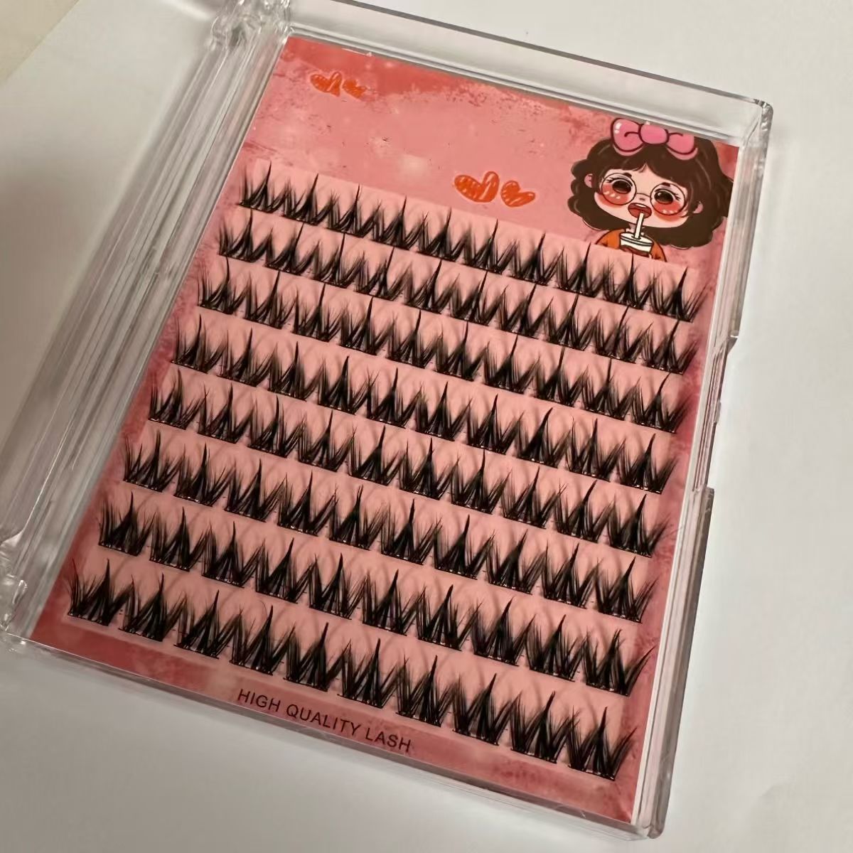 100個入り ナチュラルな自己粘着性まつげクラスター 再利用 - Eyelash Extension No 11 のレビューと価格